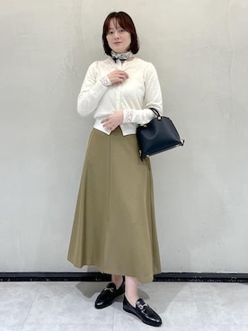 「E'POR（エポール）のアイテム」を使った、sahoさん（レディース・165cm）の秋コーディネート