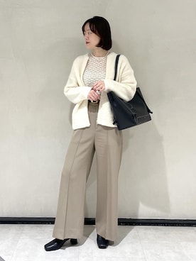「ROPE'（ロペ）のアイテム」を使った、sahoさん（レディース・165cm）の秋コーディネート