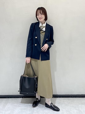 「ROPE'（ロペ）のアイテム」を使った、sahoさん（レディース・165cm）の秋コーディネート