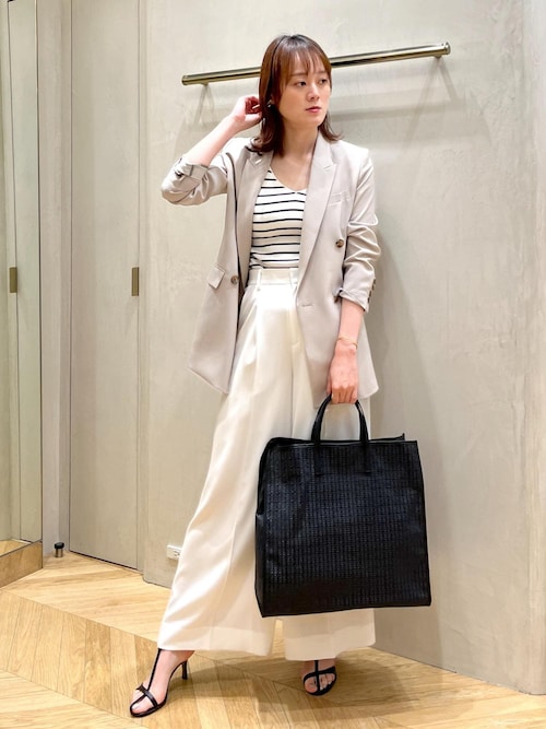 ROPE'（ロペ） ジャケット テーラードジャケット ポリエステルツイル