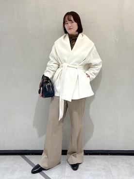 「ROPE'（ロペ）のアイテム」を使った、sahoさん（レディース・165cm）の秋コーディネート
