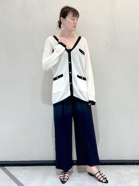 「ロングカーディガン」｜sahoさん（レディース・165cm・20代）の夏コーディネート