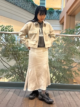 「ショートブルゾン」｜YURIさん（レディース・163cm）の秋コーディネート