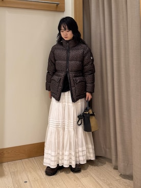 「アイテム（ダウンジャケット/コート）」を使った、YURIさん（レディース・163cm）の秋コーディネート