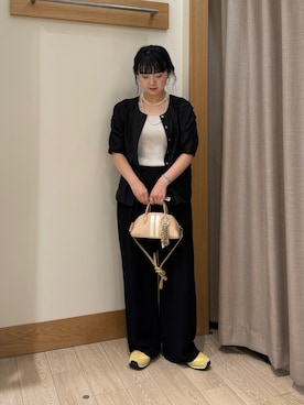 「シア―ブラウス」｜YURIさん（レディース・163cm）の夏コーディネート