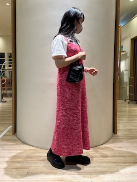 「バンT」｜「アイテム（ワンピース/ドレス）」を使った、YURIさん（レディース・163cm）の春コーディネート