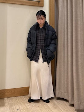 「GLOSTER（グロスター）のアイテム」を使った、YURIさん（レディース・163cm）の秋コーディネート