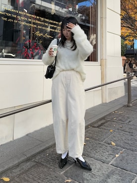 「ホリデー」｜YURIさん（レディース・163cm）の冬コーディネート