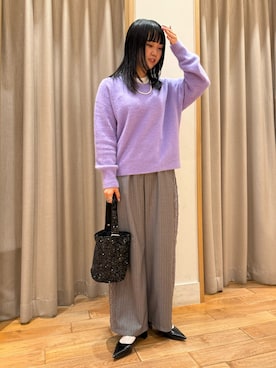 「フォックスファー」｜YURIさん（レディース・163cm）の秋コーディネート