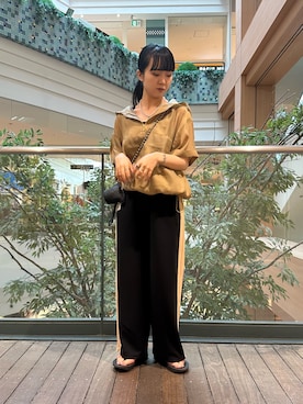 「オトナストリート」｜YURIさん（レディース・163cm）の夏コーディネート