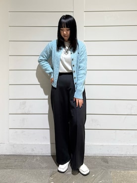 「ウール」｜YURIさん（レディース・163cm）の冬コーディネート