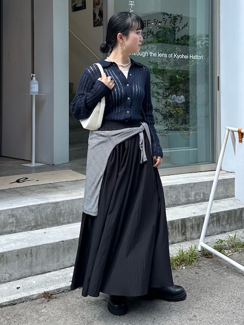 A.E.マルティ☆ファッションプレート『LA SOIRÉE TOSCANE』 セール】シルキーレーヨンフレアースカート（スカート）｜fredy emue