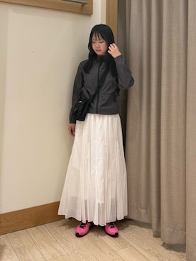 「アウトドア」｜YURIさん（レディース・163cm）の春コーディネート
