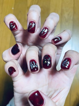 「no brand（ノーブランド）のアイテム（マニキュア/ジェルネイル、レッド系）」を使った、cocoro220319さん（レディース・164cm）の夏コーディネート