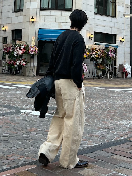 CORDUROY CURVED LEG PANTS（スラックス）｜CONZ（コンズ）の