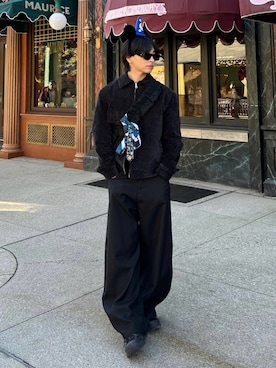 「アイテム（フォーマルスーツ/小物）」を使った、まさき選手さん（メンズ・173cm）の冬コーディネート