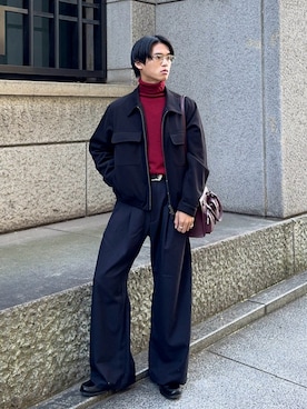 「アイテム（その他）」を使った、KAMMAさん（メンズ・178cm）の秋コーディネート