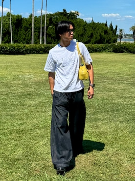 「アイテム（その他）」を使った、KAMMAさん（メンズ・178cm）の夏コーディネート