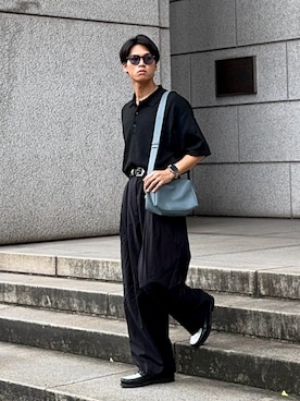 「アイテム（バッグ）」を使った、KAMMAさん（メンズ・178cm・20代）の夏コーディネート