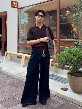 「Jieda（ジエダ）のアイテム」を使った、KAMMAさん（メンズ・178cm）の夏コーディネート