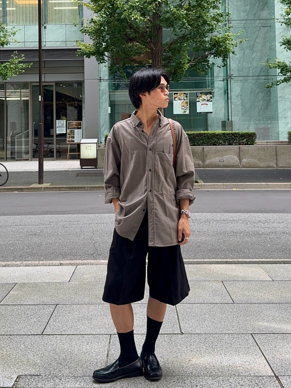 STUDIO NICHOLSON×ZARA ベルトシャツ　S STUDIO NICHOLSON×ZARA ベルトシャツ S スタジオニコルソン×ザラ