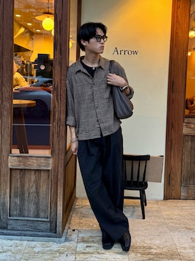 「アイテム（その他）」を使った、KAMMAさん（メンズ・178cm）の秋コーディネート