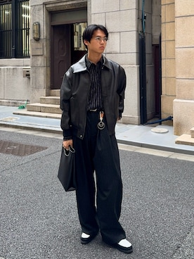 「ZARA（ザラ）のアイテム」を使った、KAMMAさん（メンズ・178cm）の春コーディネート