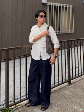 「VICTIM（ヴィクティム）のアイテム」を使った、KAMMAさん（メンズ・178cm）の夏コーディネート