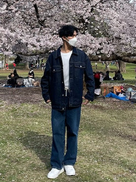 「ZARA（ザラ）のアイテム（ジャケット/アウター）」を使った、KAMMAさん（メンズ・178cm）の春コーディネート