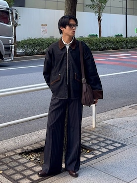 「アイテム（その他）」を使った、KAMMAさん（メンズ・178cm）の冬コーディネート