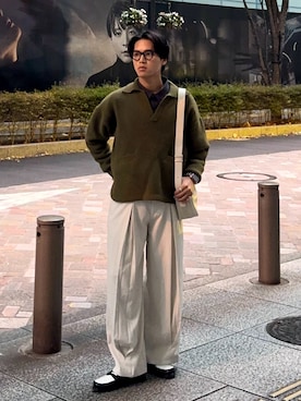 「アイテム（その他）」を使った、KAMMAさん（メンズ・178cm）の秋コーディネート