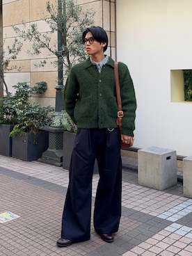 「guepard（ギュパール）のアイテム」を使った、KAMMAさん（メンズ・178cm）の冬コーディネート