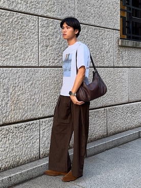 「アイテム（ブーツ）」を使った、KAMMAさん（メンズ・178cm）の夏コーディネート