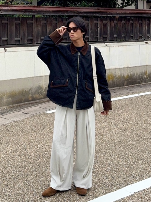 未使用^_^kunuthmarf★デニムジャケット Knuth Marf デニムジャケット gジャン denim over shirt jacket