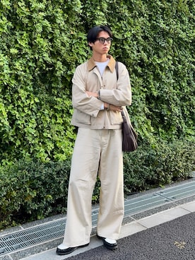 「JOURNAL STANDARD（ジャーナルスタンダード）のアイテム（パンツ）」を使った、KAMMAさん（メンズ・178cm）の春コーディネート