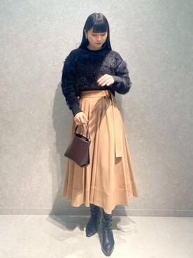 kahoさん（レディース・160cm）の冬コーディネート