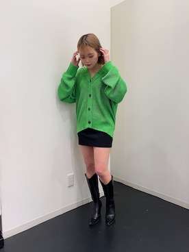 中田鈴乃さん（レディース・157cm）の冬コーディネート