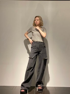 中田鈴乃さん(レディース・157cm)の夏コーディネート