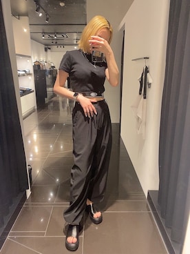 中田鈴乃さん（レディース・157cm）の春コーディネート