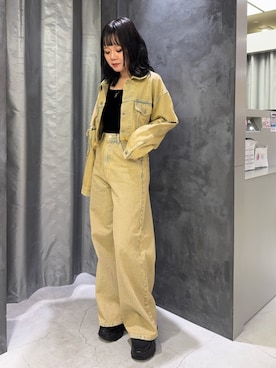 中田鈴乃さん(レディース・157cm)の冬コーディネート