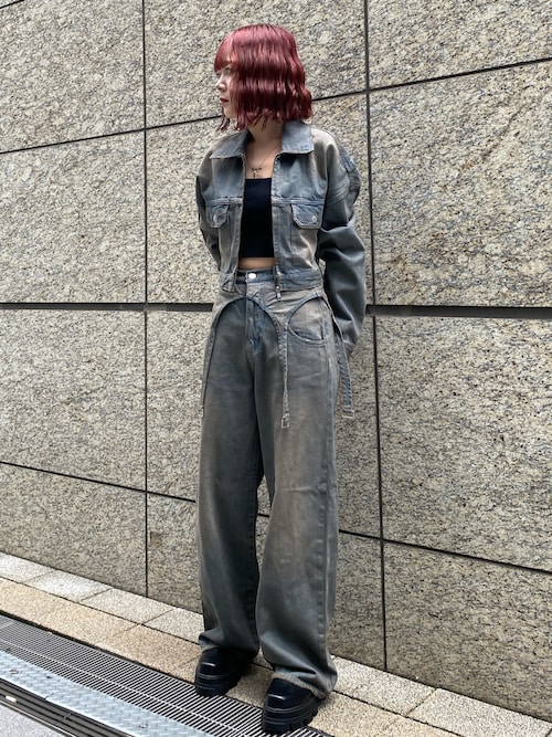 EMODA中田鈴乃さんのデニムジャケットを使ったコーディネート - ZOZOTOWN