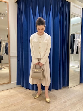 「AULENTTI（オウレンティ）のアイテム」を使った、hiroさん（レディース・152cm）の冬コーディネート