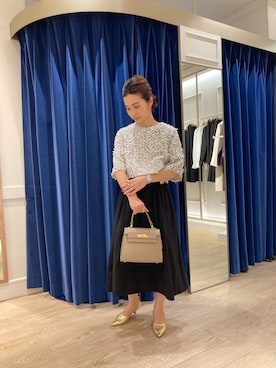 「AULENTTI（オウレンティ）のアイテム」を使った、hiroさん（レディース・152cm）の冬コーディネート