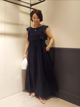 「e/rm（イーアールエム）のアイテム」を使った、ぱやしさん（レディース・155cm）の夏コーディネート