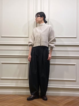 「A part by（アパートバイ）のアイテム（シューズ）」を使った、miiさん（レディース・172cm）の秋コーディネート