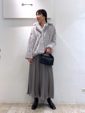 「アパートバイローリーズ」｜「アイテム（ブルゾン）」を使った、miiさん（レディース・172cm）の秋コーディネート