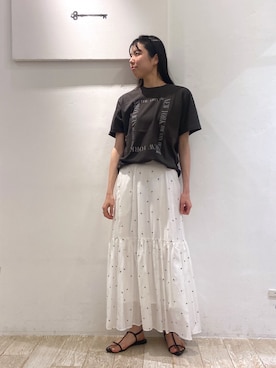 「アパートバイローリーズ」｜miiさん（レディース・172cm）の夏コーディネート
