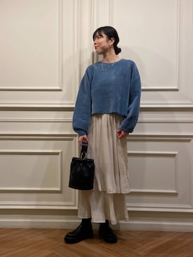 「アパートバイローリーズ」｜miiさん（レディース・172cm）の秋コーディネート