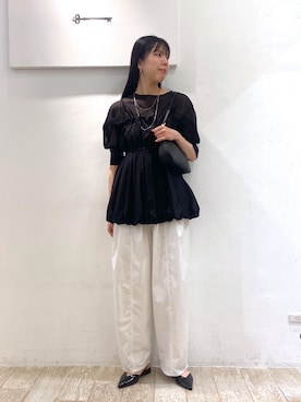 「アパートバイローリーズ」｜miiさん（レディース・172cm）の夏コーディネート