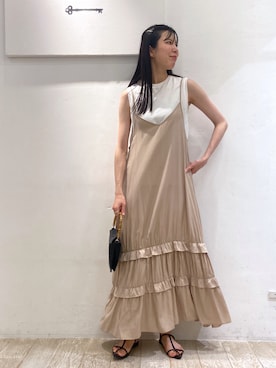 「アパートバイローリーズ」｜miiさん（レディース・172cm）の夏コーディネート
